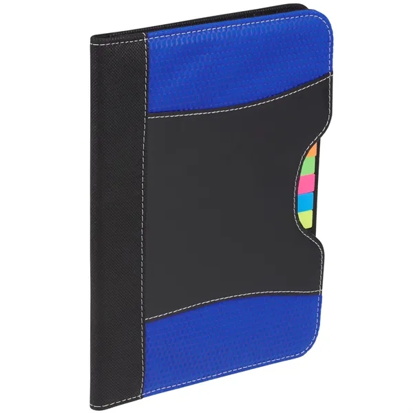 Pad folio with 30 sheet notepad and tape flags.... from ASI 66887 PCNA / Bullet