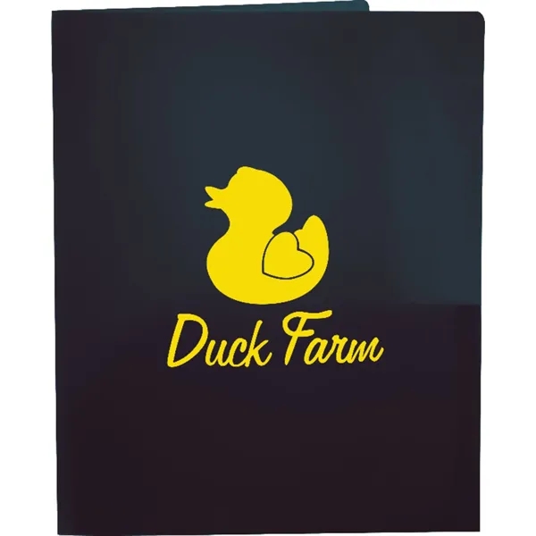 11.5" x 9.5" polypropylene folder with two interior document pockets and... from ASI 66887 PCNA / Bullet