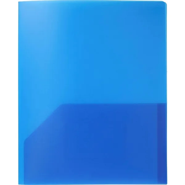 11.5" x 9.5" polypropylene folder with two interior document pockets and... from ASI 66887 PCNA / Bullet