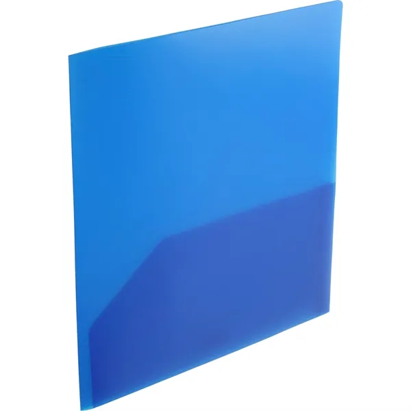 11.5" x 9.5" polypropylene folder with two interior document pockets and... from ASI 66887 PCNA / Bullet