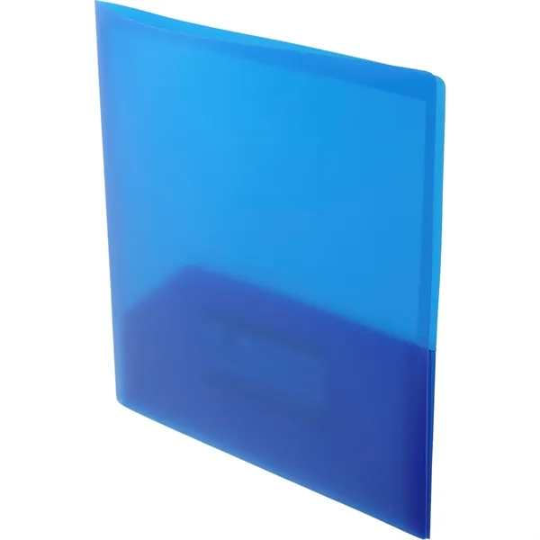 11.5" x 9.5" polypropylene folder with two interior document pockets and... from ASI 66887 PCNA / Bullet