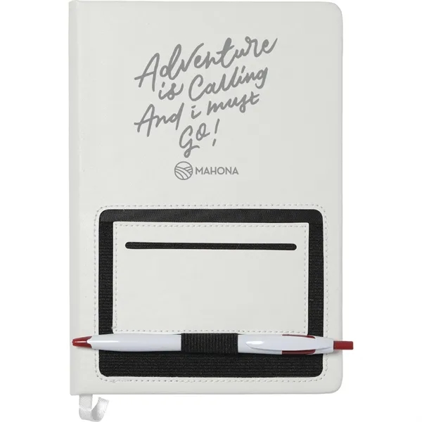 6" x 8" hardbound PU notebook with 80 sheets of cream... from ASI 66887 PCNA / Bullet