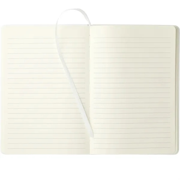 6" x 8" hardbound PU notebook with 80 sheets of cream... from ASI 66887 PCNA / Bullet