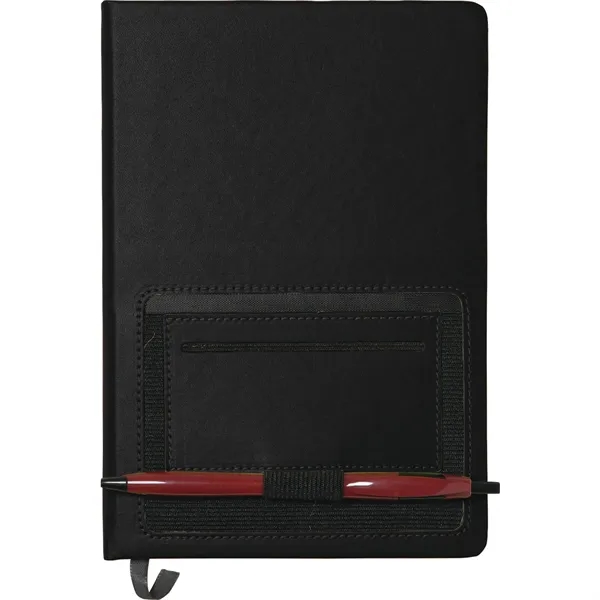 6" x 8" hardbound PU notebook with 80 sheets of cream... from ASI 66887 PCNA / Bullet