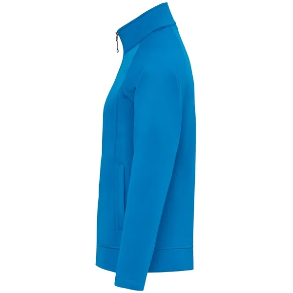 Men's polyester jersey knit jacket with brushed back detail.... from ASI 66887 PCNA / Trimark