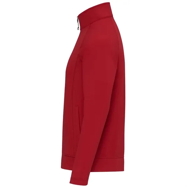 Men's polyester jersey knit jacket with brushed back detail.... from ASI 66887 PCNA / Trimark