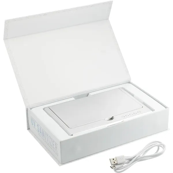 UV sanitizer desk clock with wireless charging.... from ASI 66887 PCNA / Leeds