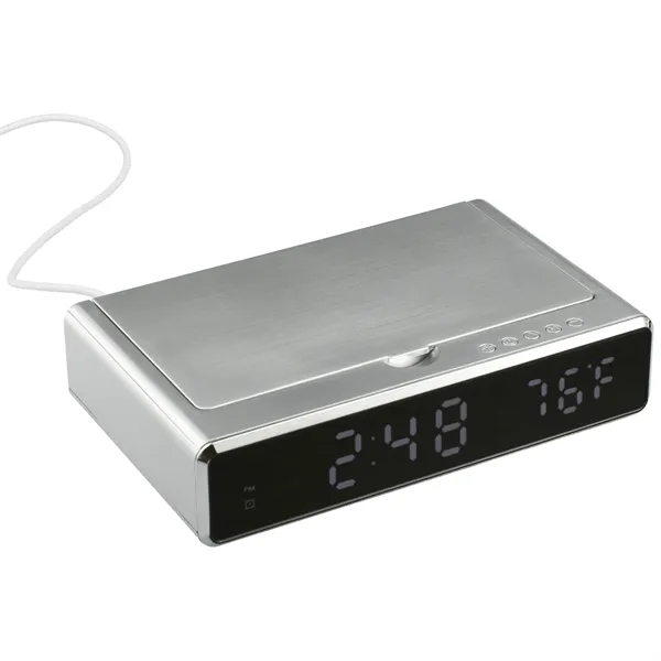 UV sanitizer desk clock with wireless charging.... from ASI 66887 PCNA / Leeds