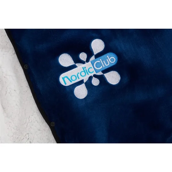 50" x 70" oversized polyester fleece blanket.... from ASI 66887 PCNA / Leed’s