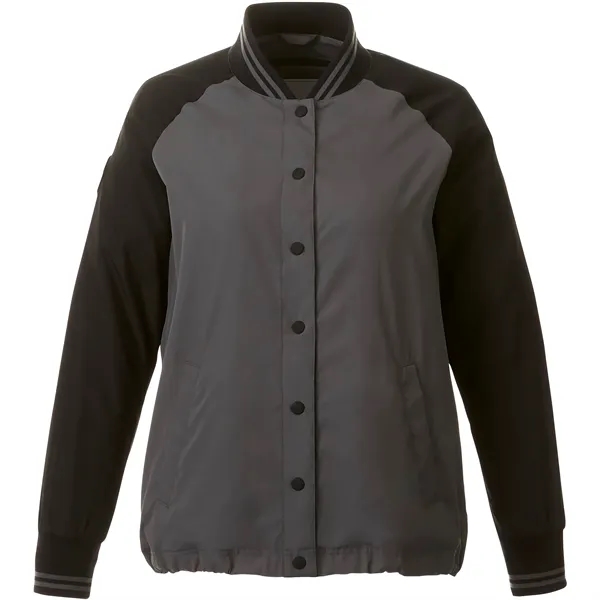 Women's varsity jacket with snap closures.... from ASI 66887 PCNA / Trimark