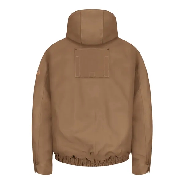 Bulwark Brown Duck Hooded Jacket - EXCEL FR® ComforTouch®...... from ASI 84358 S&S Activewear
