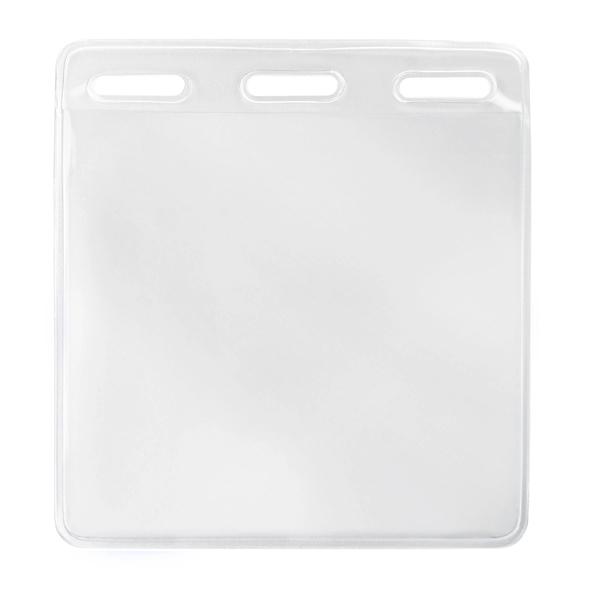 Economy grade, event-size vinyl badge holders feature three slots at the... from ASI 79898 Promovision / PROMOVISION