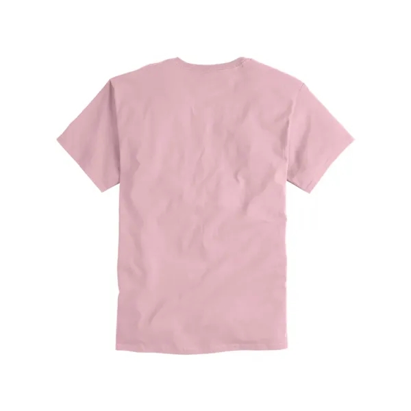 Cotton short sleeve T-shirt made with a tag-free neck label, shoulder-to-shoulder... from ASI 84358 S&S Activewear