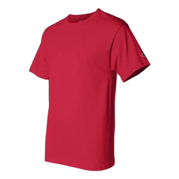 Cotton short sleeve T-shirt made with a tag-free neck label, shoulder-to-shoulder... from ASI 84358 S&S Activewear