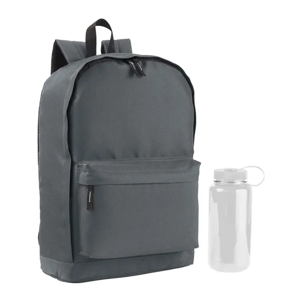 17.2" x 0.748" x 11.82" backpack with a double-zippered main compartment,... from ASI 79530 Prime Line