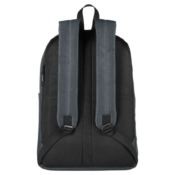 17.2" x 0.748" x 11.82" backpack with a double-zippered main compartment,... from ASI 79530 Prime Line