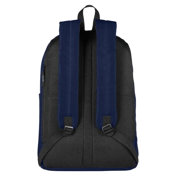 17.2" x 0.748" x 11.82" backpack with a double-zippered main compartment,... from ASI 79530 Prime Line
