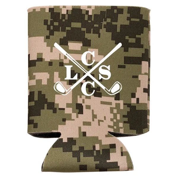 Insulating can cooler sleeve that collapsible; made of polyester foam.... from ASI 79530 Prime Line