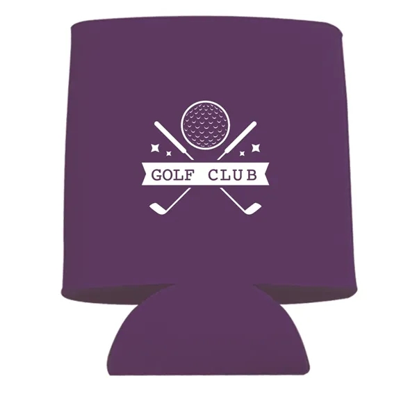 Insulating can cooler sleeve that collapsible; made of polyester foam.... from ASI 79530 Prime Line