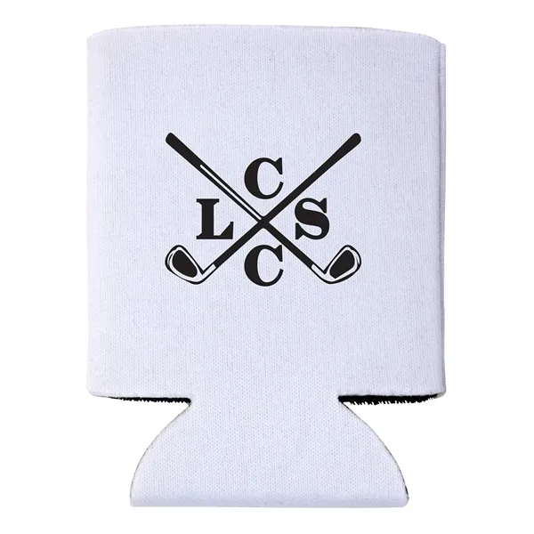 Insulating can cooler sleeve that collapsible; made of polyester foam.... from ASI 79530 Prime Line