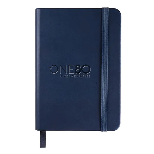 Faux leather cover journal with 80 ruled pages, elastic loop closure... from ASI 79530 Prime Line