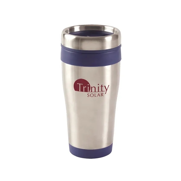 16 oz. tumbler w/ double wall insulation, stainless steel exterior, plastic... from ASI 79530 Prime Line