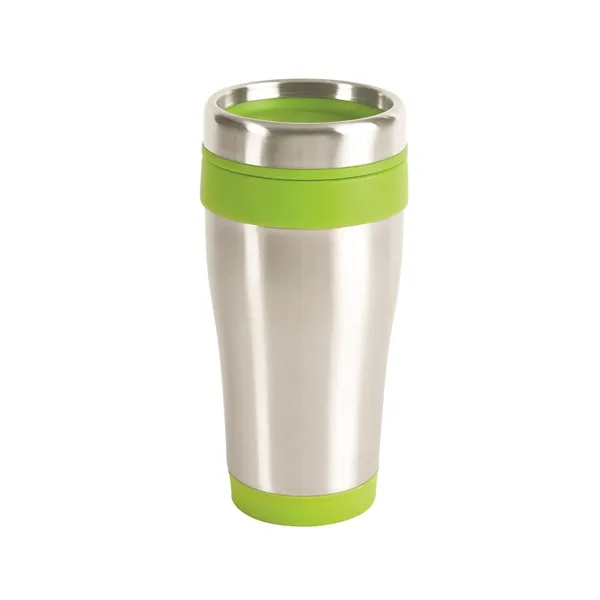 16 oz. tumbler w/ double wall insulation, stainless steel exterior, plastic... from ASI 79530 Prime Line