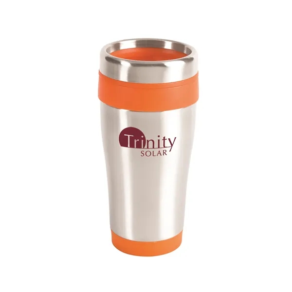 16 oz. tumbler w/ double wall insulation, stainless steel exterior, plastic... from ASI 79530 Prime Line