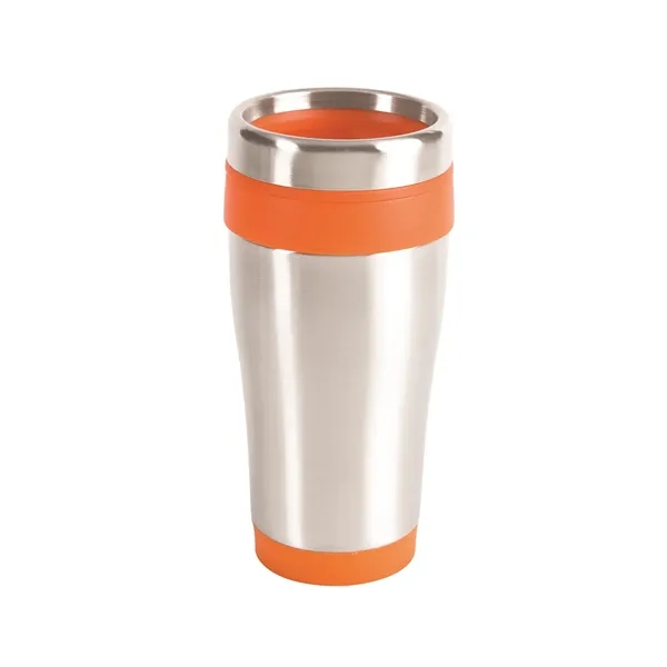 16 oz. tumbler w/ double wall insulation, stainless steel exterior, plastic... from ASI 79530 Prime Line