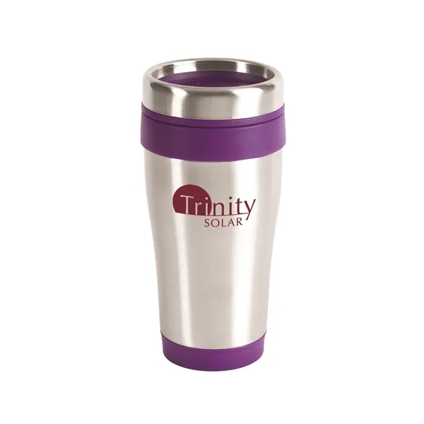 16 oz. tumbler w/ double wall insulation, stainless steel exterior, plastic... from ASI 79530 Prime Line