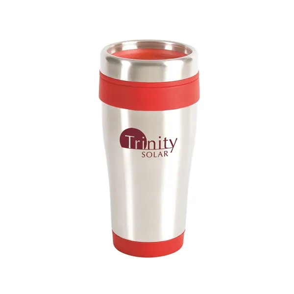 16 oz. tumbler w/ double wall insulation, stainless steel exterior, plastic... from ASI 79530 Prime Line