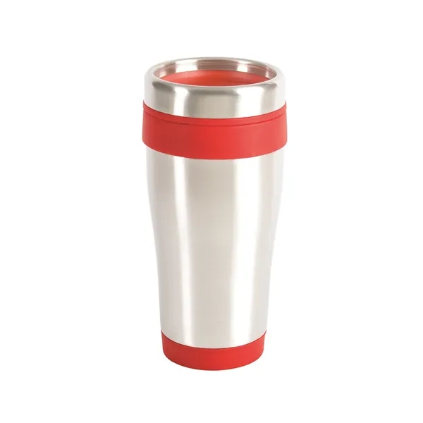 16 oz. tumbler w/ double wall insulation, stainless steel exterior, plastic... from ASI 79530 Prime Line
