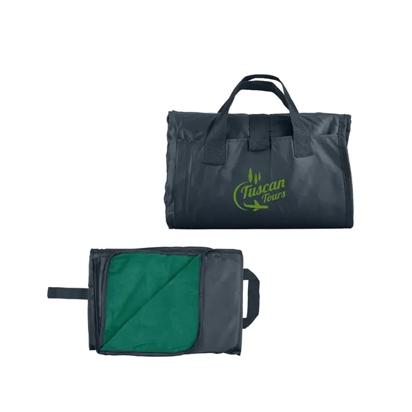 50" x 60" foldable picnic blanket made of double-sided polyester/fleece; folds... from ASI 79530 Prime Line