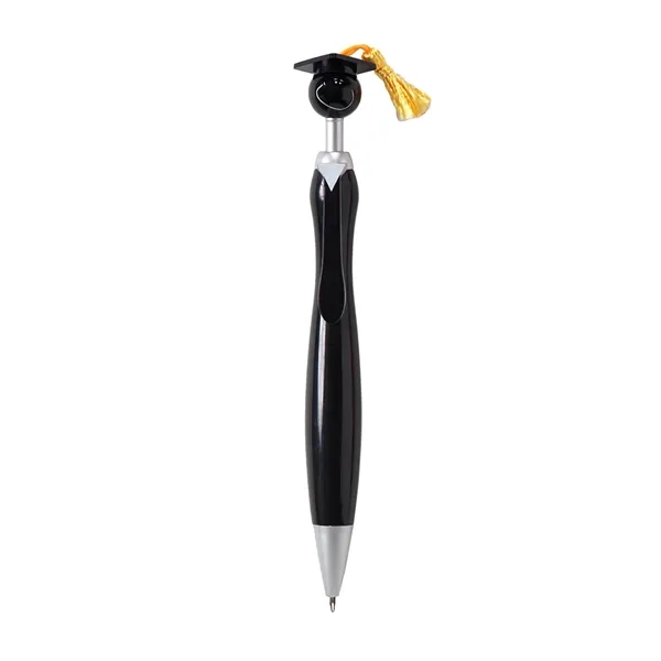 Plunger action pen with black ink and mortarboard/tassel and matching tie... from ASI 79530 Prime Line