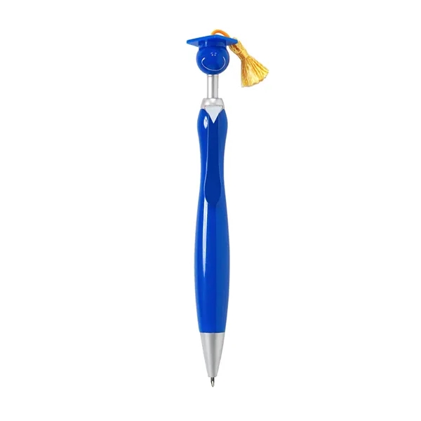 Plunger action pen with black ink and mortarboard/tassel and matching tie... from ASI 79530 Prime Line