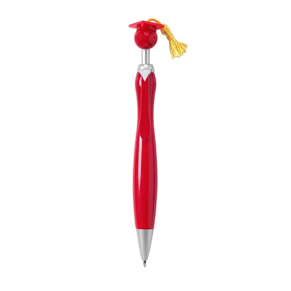 Plunger action pen with black ink and mortarboard/tassel and matching tie... from ASI 79530 Prime Line