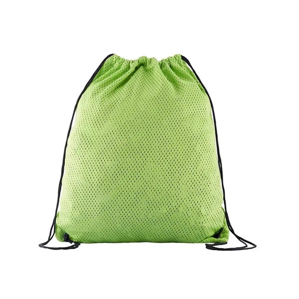 Sports jersey mesh backpack with drawstring closure, spacious compartment and adjustable... from ASI 79530 Prime Line