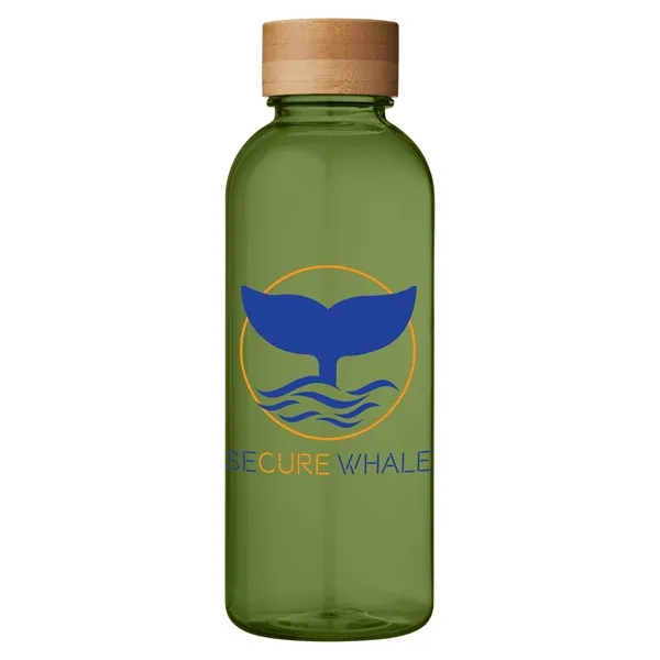 22-ounce bottle with a single wall and bamboo lid.... from ASI 79530 Prime Line
