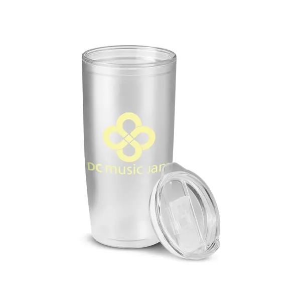 22 ounce tumbler with double-wall insulation and a versa slide-lock lid.... from ASI 79530 Prime Line