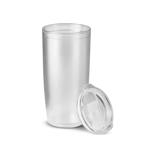 22 ounce tumbler with double-wall insulation and a versa slide-lock lid.... from ASI 79530 Prime Line