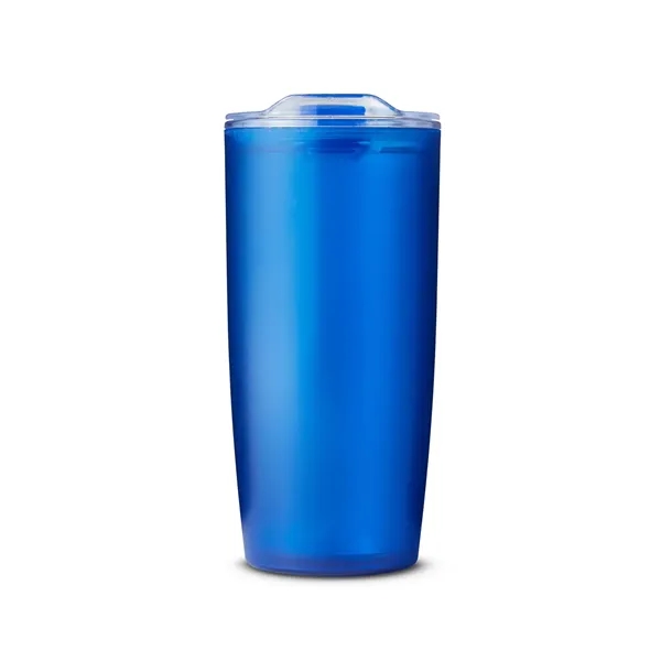 22 ounce tumbler with double-wall insulation and a versa slide-lock lid.... from ASI 79530 Prime Line