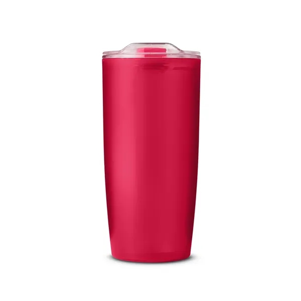 22 ounce tumbler with double-wall insulation and a versa slide-lock lid.... from ASI 79530 Prime Line