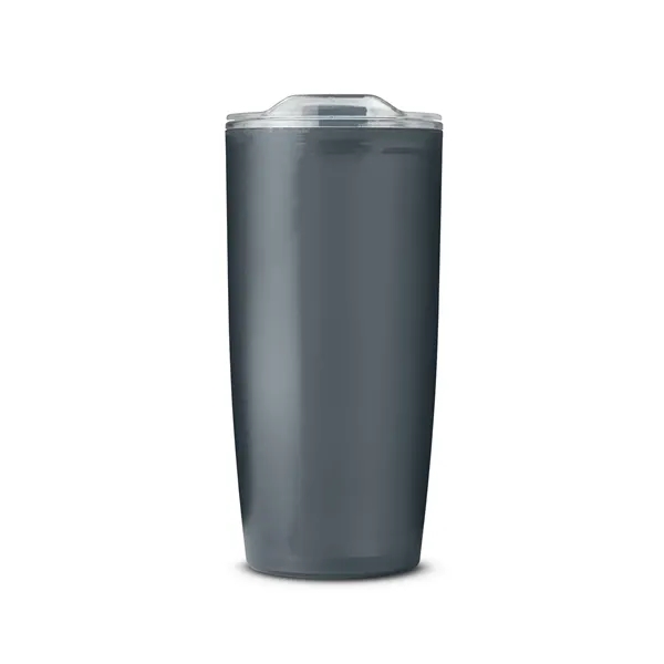 22 ounce tumbler with double-wall insulation and a versa slide-lock lid.... from ASI 79530 Prime Line