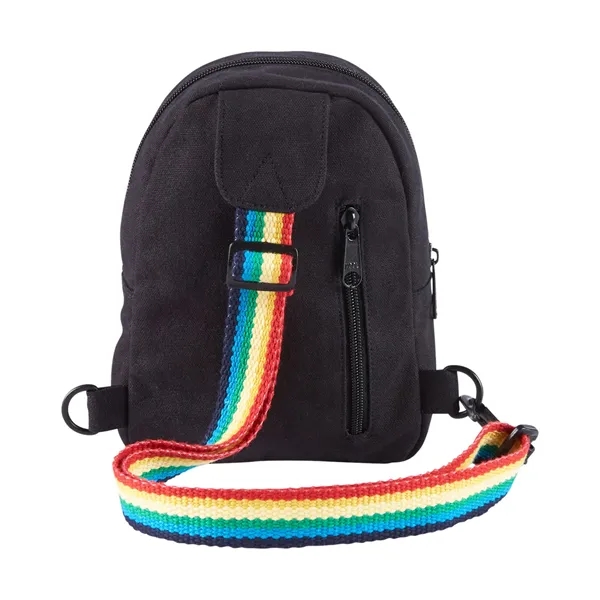 b.free Rainbow Pride Recycled Cotton Crossbody...... from ASI 79530 Prime Line