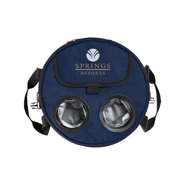 Pop-up cooler with zippered top main compartment and room for up... from ASI 79530 Prime Line