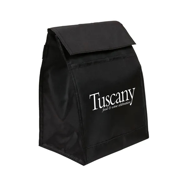 Insulated lunch bag with pocket, PEVA lining and carry handle.... from ASI 79530 Prime Line