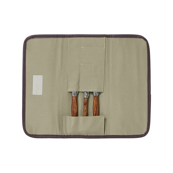 Charcuterie knife set with a cleaver knife, cheese knife, spreader and... from ASI 79530 Prime Line