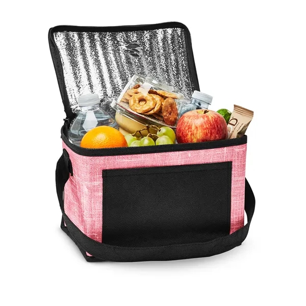 8.25" x 6.25" x 5.75" 70GSM non-woven polypropylene denim-look cooler tote... from ASI 79530 Prime Line