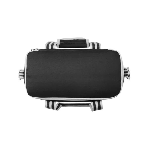 12.5" x 8" x 6.5" can cooler with a double-zippered main... from ASI 79530 Prime Line