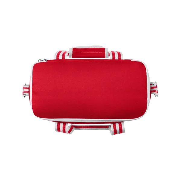 12.5" x 8" x 6.5" can cooler with a double-zippered main... from ASI 79530 Prime Line